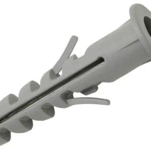 10 Buchas de Nylon 6mm C/ Anel - Vonder