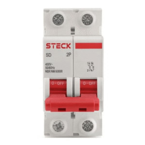 Disjuntor Bipolar 20A Mini 3KA 230/400VCA C SDD62C20 Steck